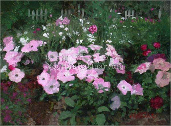 Petunias - 威廉·惠特克